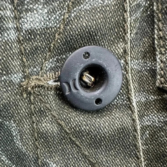 Hurley | Camouflage Camo Denim Printed Button Down Jacket Size S Small - Picture 8 of 10